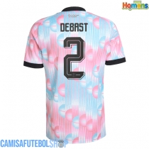 Camisa de time de futebol Bélgica Zeno Debast #2 Replicas 2º Equipamento Mundo 2026 Manga Curta